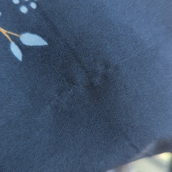 Target Xhilaration Navy  Blue and Orange High Low Bird Dress - Woman's Large - Picture 10 of 10